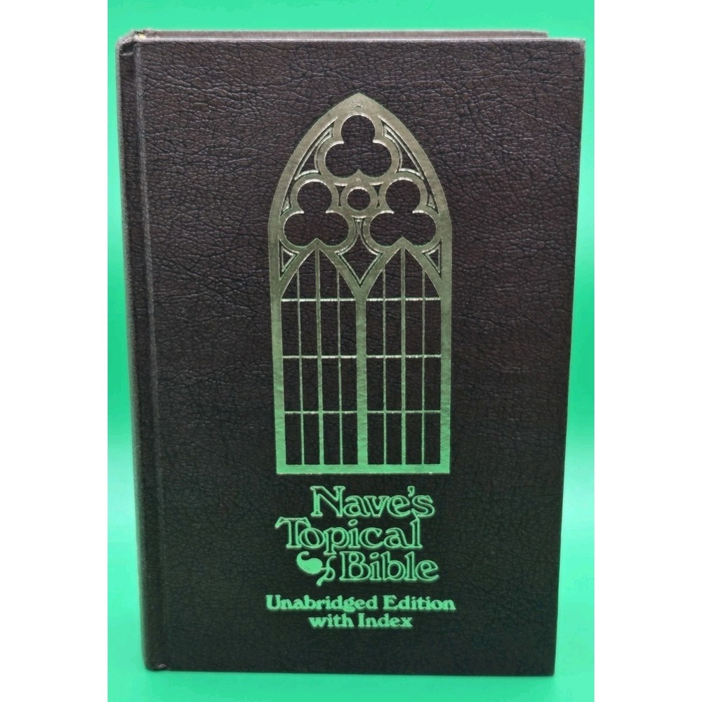 Nave's Topical Bible Unabridged Edition With Index Hardcover Book